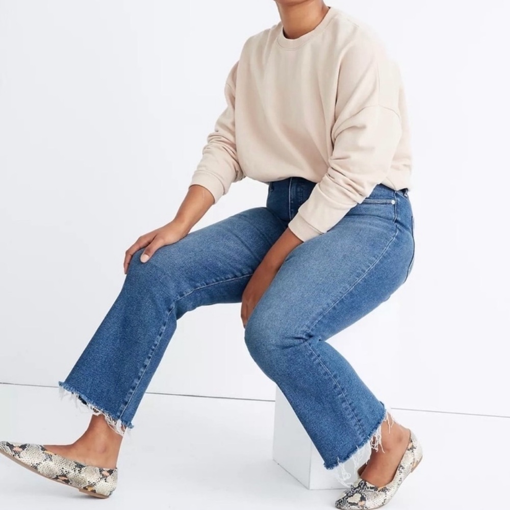 Madewell Blue Bootcut Jeans